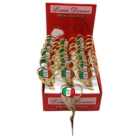 FORBICI E ACCESSORI MANICURE - Art.006 - FORBICE RICAMO ORO Made in Italy