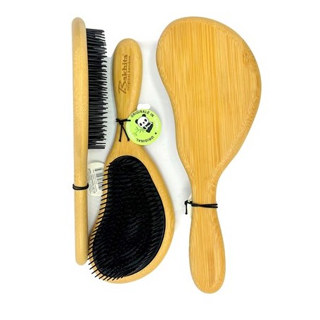 SPAZZOLE PER CAPELLI - Art.263 - SPAZZOLA PER CAPELLI IN BAMBU'