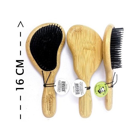 SPAZZOLE PER CAPELLI - Art.264 - SPAZZOLA PER CAPELLI IN BAMBU' PICCOLA