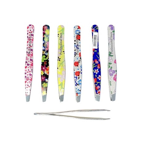 PINZETTE DEPILATORIE - Art.018 - PINZETTA INOX COLOR