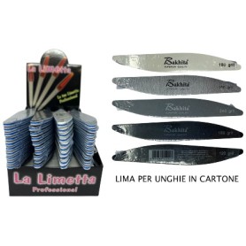 LIMETTE PER UNGHIE - Art.202 - LIMA IN CARTONE FORMA NUOVA