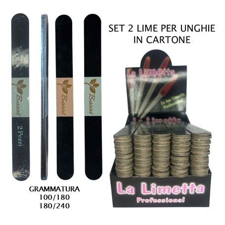 LIMETTE PER UNGHIE - Art.292 - SET DUE LIMETTE PER UNGHIE