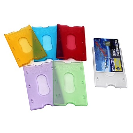PORTA CARD - Art.048 - PORTA CARD RIGIDE color Made in Italy