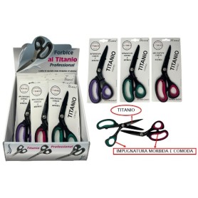 FORBICI TITANIO E MULTIUSO - Art.348 - FORBICI TITANIO COLORATE