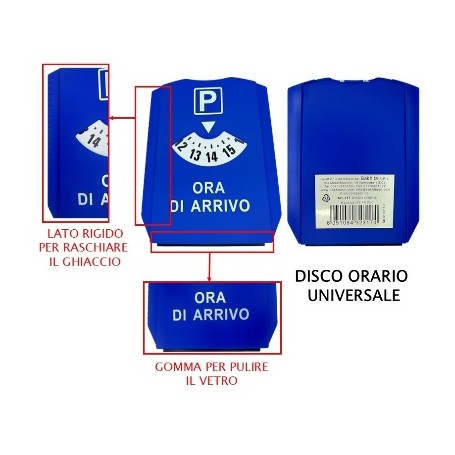 PORTA CARD - Art.317 - DISCO ORARIO UNIVERSALE