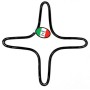 RIDUTTORI UNIVERSALI GAS - Art.234 - RIDUTTORE SMALTATO FILO PICCOLO MADE IN ITALY