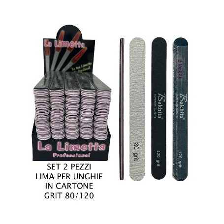 LIMETTE PER UNGHIE - Art.359 - SET DUE LIMETTE PER UNGHIE
