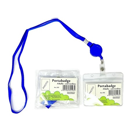 PORTA CARD - Art.193 - PORTABADGE CON RULLO