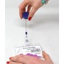 PORTA CARD - Art.196 - PORTABADGE A RULLO RIGIDO - CON CORDINA