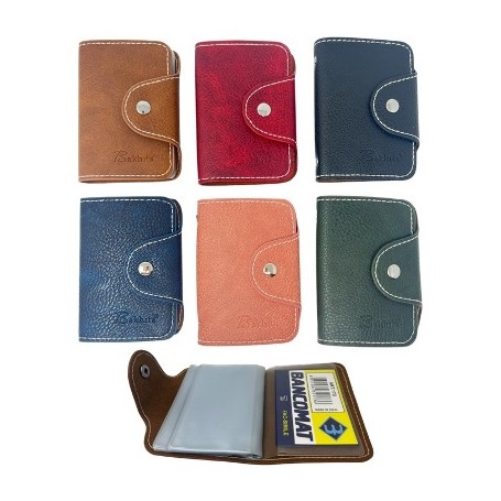 PORTA CARD - Art.173 - PORTA CARD CON BOTTONE