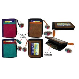 PORTA CARD - Art.247 - PORTACARD CON CERNIERA COLOR