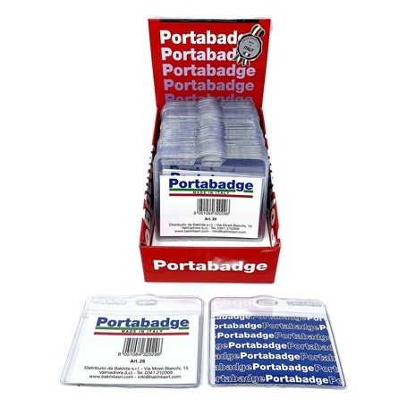 PORTA CARD - Art.029 - PORTABADGE MOLLE MADE IN ITALY