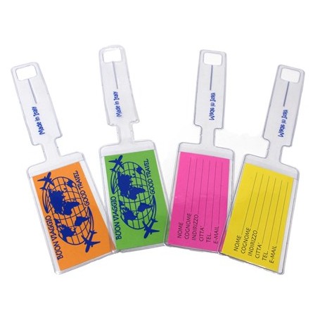 PORTA CARD - Art.093 - ETICHETTE PORTA BAGAGLI Made in Italy